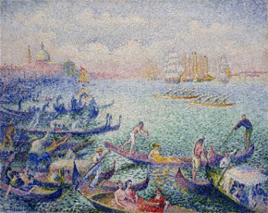 Henri Edmond Cross - Regatta in Venice - 58.17 - Museum of Fine Arts