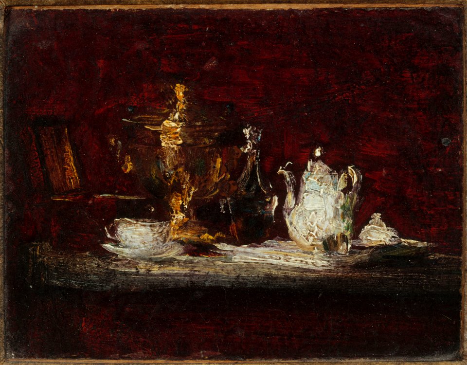 Henri Ignace Jean Théodore Fantin-Latour - Nature morte au samovar - PPP4822 - Musée des Beaux-Arts de la ville de Paris