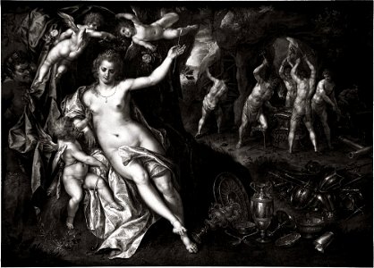 Hendrik de Clerck Venus in der Schmiede des Vulkan