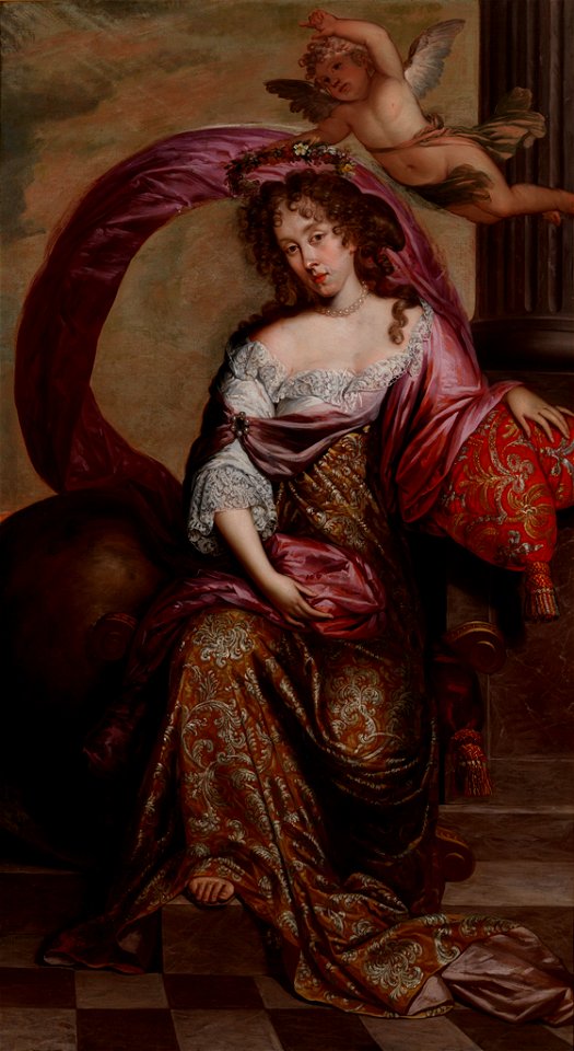 Henri Gascard - Allegorical Portrait of a Lady as Fortune - 55.152 - Rhode Island School of Design Museum
