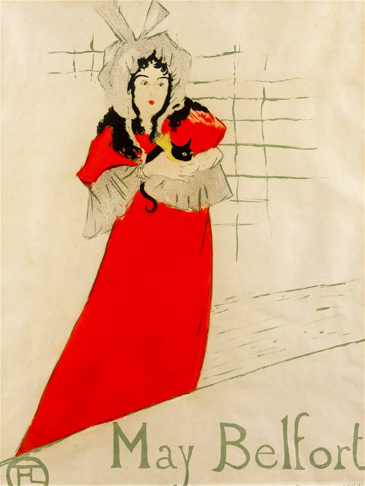 Henri de Toulouse-Lautrec May Belfort poster 1895