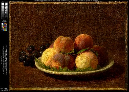 Henri Fantin-Latour - Peaches and Grapes - 1955.732 - Clark Art Institute