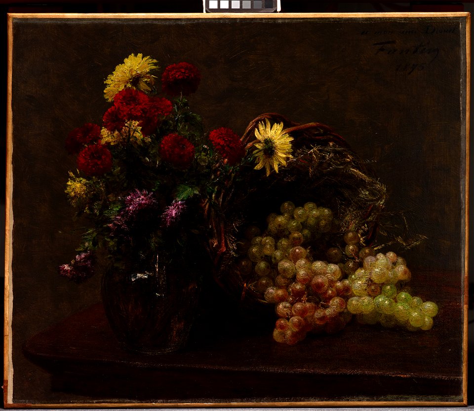 Henri Fantin-Latour - Flowers and Grapes - 1981.116 - Dallas Museum of Art