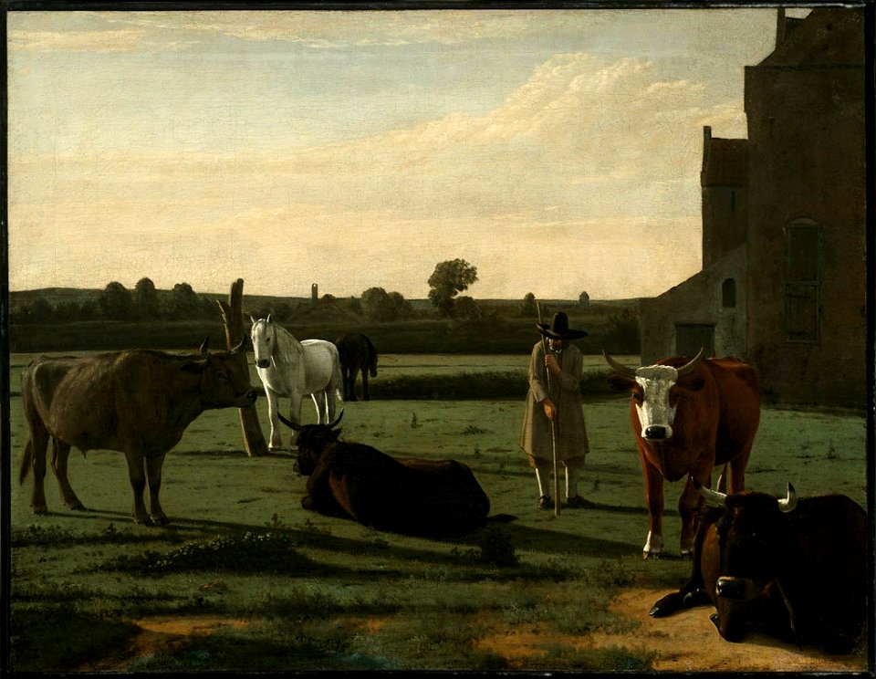 Hendrick ten Oever - Cattle and Horses with a Herdsman - 52.109 - Museum of Fine Arts