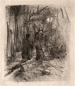 Henri de Toulouse-Lautrec (French, 1864-1901) - La Cimetière de Busk - 1950.600 - Cleveland Museum of Art