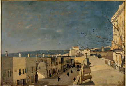 Henri Joseph Harpignies - Un quai à Nice, Les Ponchettes - PPP616 - Musée des Beaux-Arts de la ville de Paris