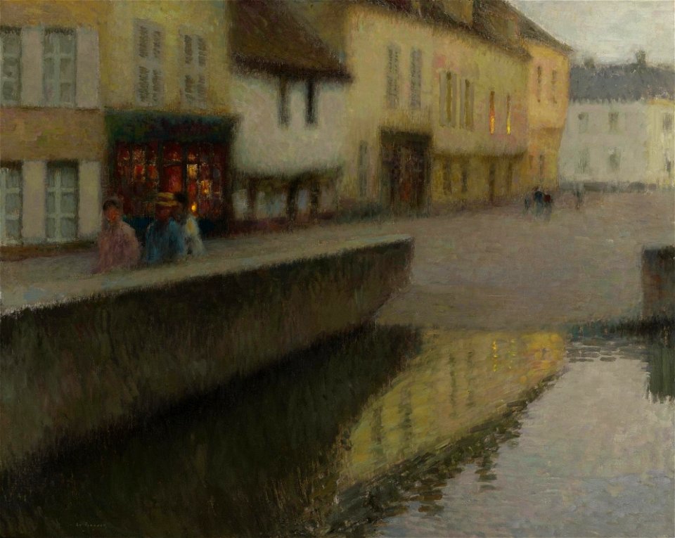 Henri Le Sidaner (France, 1862-1939) «Le miroir»