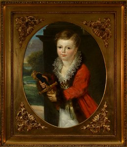 Henri Francois Riesener - Portrait of Zygmunt Krasiński as a child - MP 2700 - National Museum in Warsaw. Free illustration for personal and commercial use.