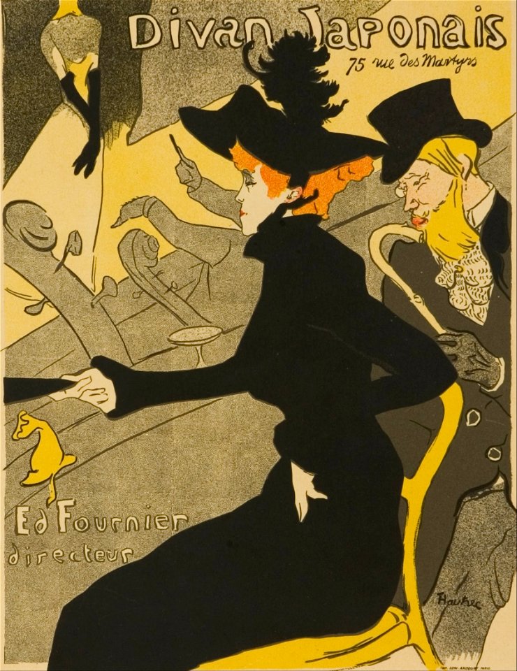 Henri de Toulouse-Lautrec - Le Divan Japonais - Google Art Project
