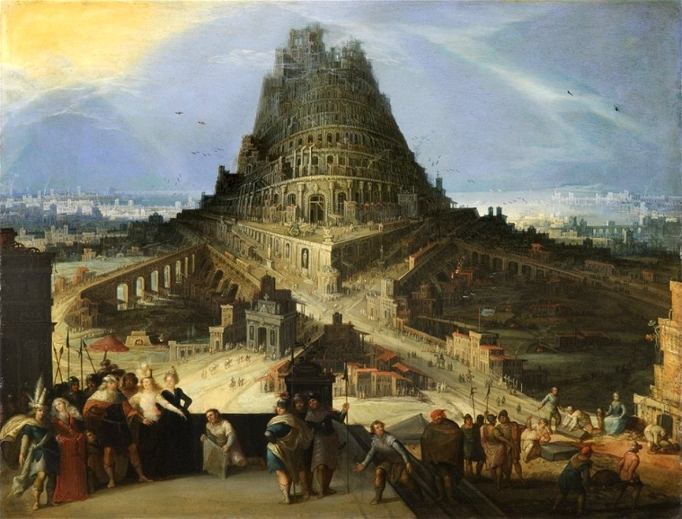 Hendrick van Cleef, La tour de Babel