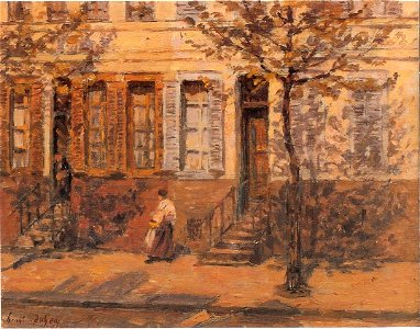 Henri Duhem - Scène de Rue