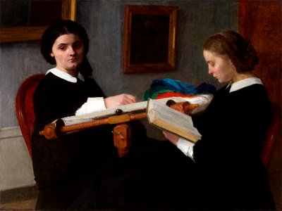 Henri Fantin-Latour - The Two Sisters - 8-1937 - Saint Louis Art Museum