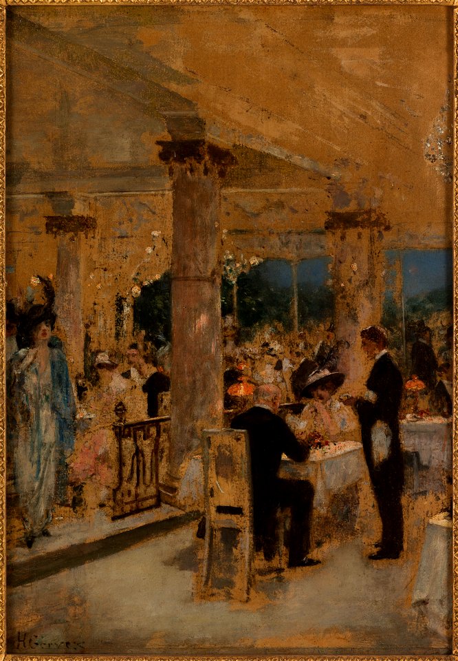 Henri Gervex - Armenonville, le soir du Grand-Prix (P2708) - P2708 - Musée Carnavalet