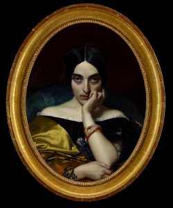 Henri Lehmann - Portrait of Clémentine (Mrs. Alphonse) Karr - 67.53 - Minneapolis Institute of Arts