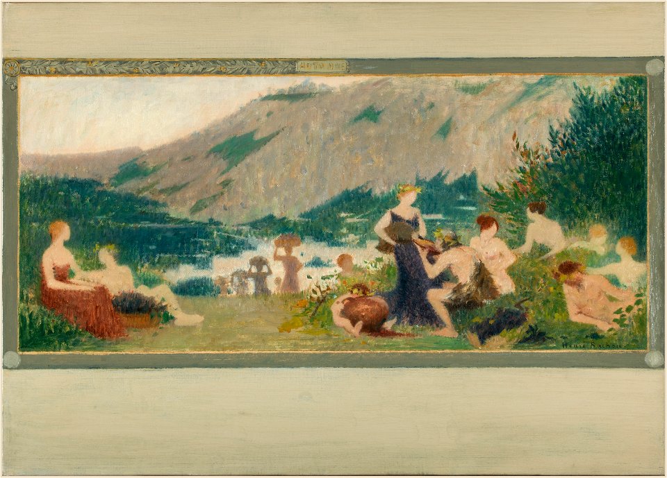 Henri Rachou - Esquisse pour la mairie de Bagnolet , L'automne - PPP4225 - Musée des Beaux-Arts de la ville de Paris