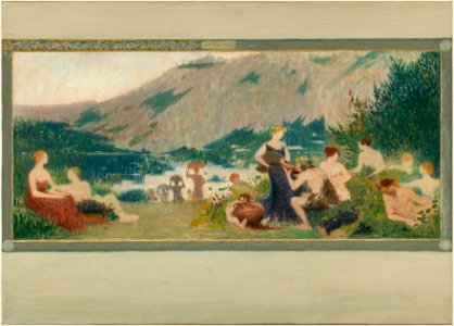 Henri Rachou - Esquisse pour la mairie de Bagnolet , L'automne - PPP4225 - Musée des Beaux-Arts de la ville de Paris