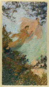 Henri Martin - Esquisse pour la bibliothèque de l'Hôtel de Ville de Paris , les Muses (Plafond) - PPP4111 - Musée des Beaux-Arts de la ville de Paris