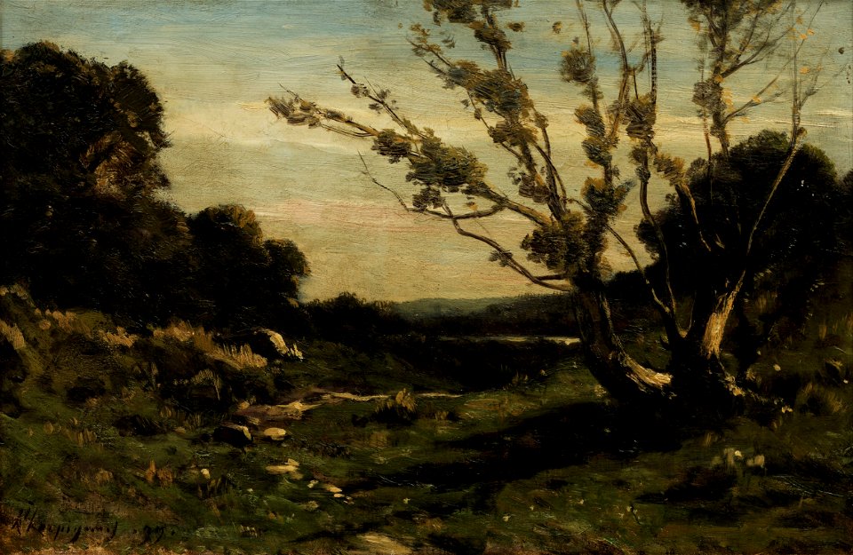 Henri Harpignies - Morning in the Nievre - Google Art Project