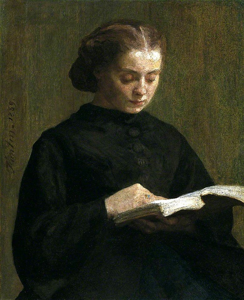 Henri Fantin-Latour (1836-1904) - Mademoiselle Marie Fantin-Latour - 1953P13 - Birmingham Museums Trust