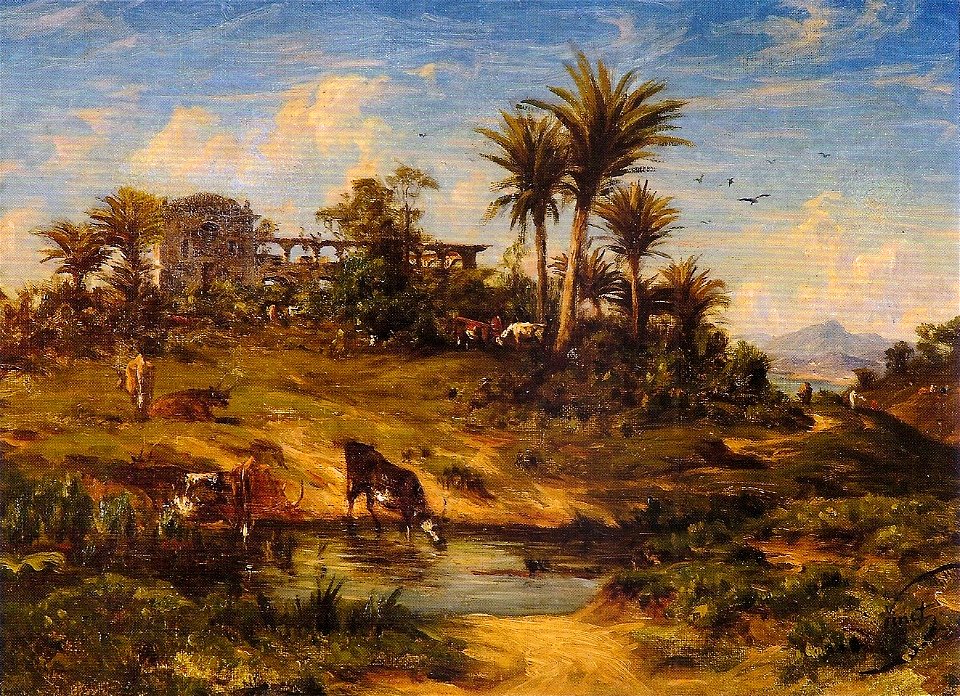 Henri Nicolas Vinet - Paisagem, 1860