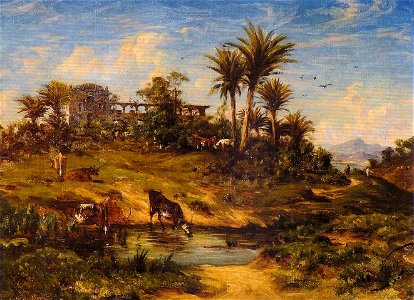 Henri Nicolas Vinet - Paisagem, 1860