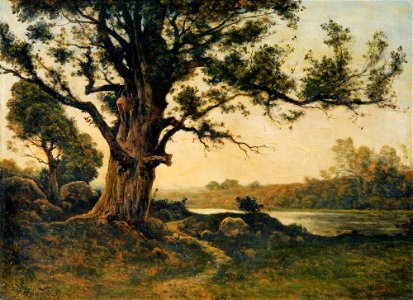 Henri Joseph Harpignies - Le vieux Chêne