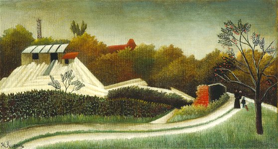 Henri Rousseau - Sawmill, Outskirts of Paris - 1950.133 - Art Institute of Chicago