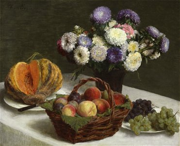 Henri Fantin-Latour - Fleurs et fruits, 1865