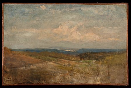 Henri Joseph Harpignies - Paysage de collines - PPP617 - Musée des Beaux-Arts de la ville de Paris