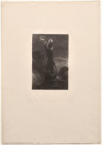Henri Fantin-Latour (French, 1836-1904) - Tristan and Isolde, Signal in the Night, Act II - 1998.344 - Cleveland Museum of Art