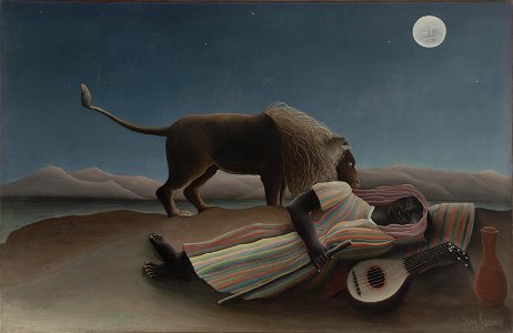 Henri Rousseau - La Bohémienne endormie - Google Art Project