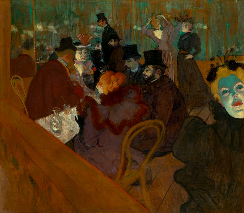 Henri de Toulouse-Lautrec - At the Moulin Rouge - 1928.610 - Art Institute of Chicago
