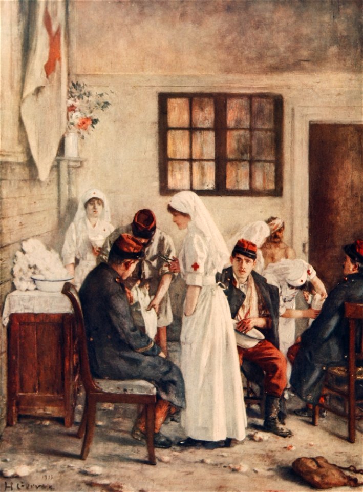 Henri Gervex - L'ambulance de la gare de Poitiers