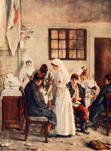 Henri Gervex - L'ambulance de la gare de Poitiers
