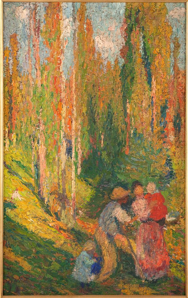 Henri Martin - Esquisse pour la salle des mariages de la mairie du 10ème , L'été, scène champêtre - PPP3760 - Musée des Beaux-Arts de la ville de Paris