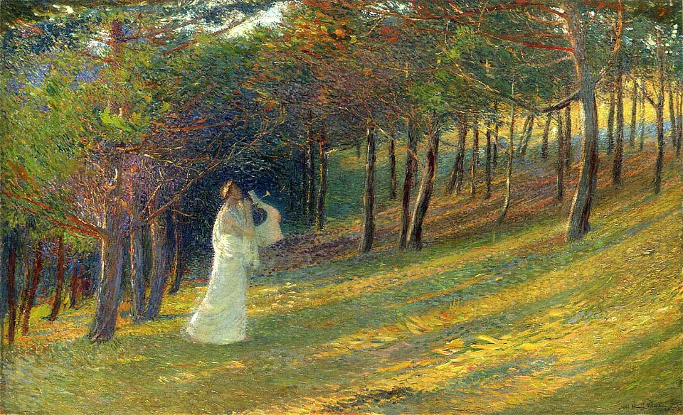 Henri Martin - Orpheus in a Wood