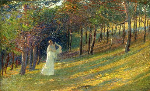 Henri Martin - Orpheus in a Wood