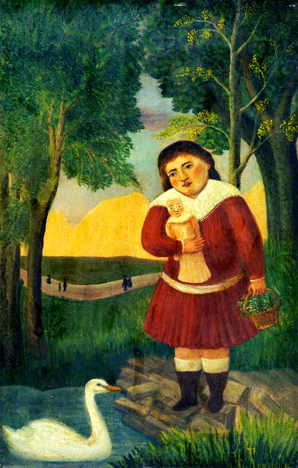 Henri Rousseau (1844-1910) - Child with a Doll in a Landscape - 82-1963 - Southampton City Art Gallery
