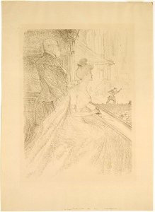 Henri de Toulouse-Lautrec - La Loge- A Performance of Faust - Google Art Project