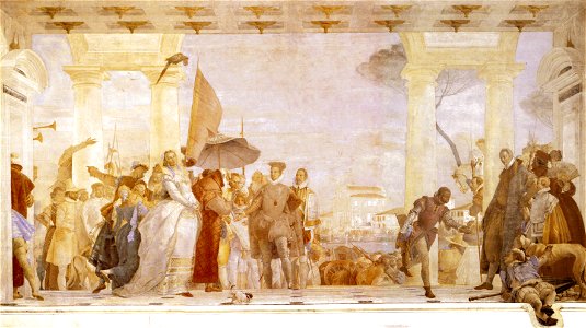 Henri III reçu à la villa Contarini - Giovanni Battista Tiepolo