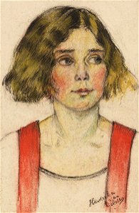 Hendrika van Gelder - Portret van een meisje