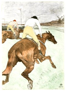 Henri de Toulouse-Lautrec - The Jockey - Google Art Project. Free illustration for personal and commercial use.