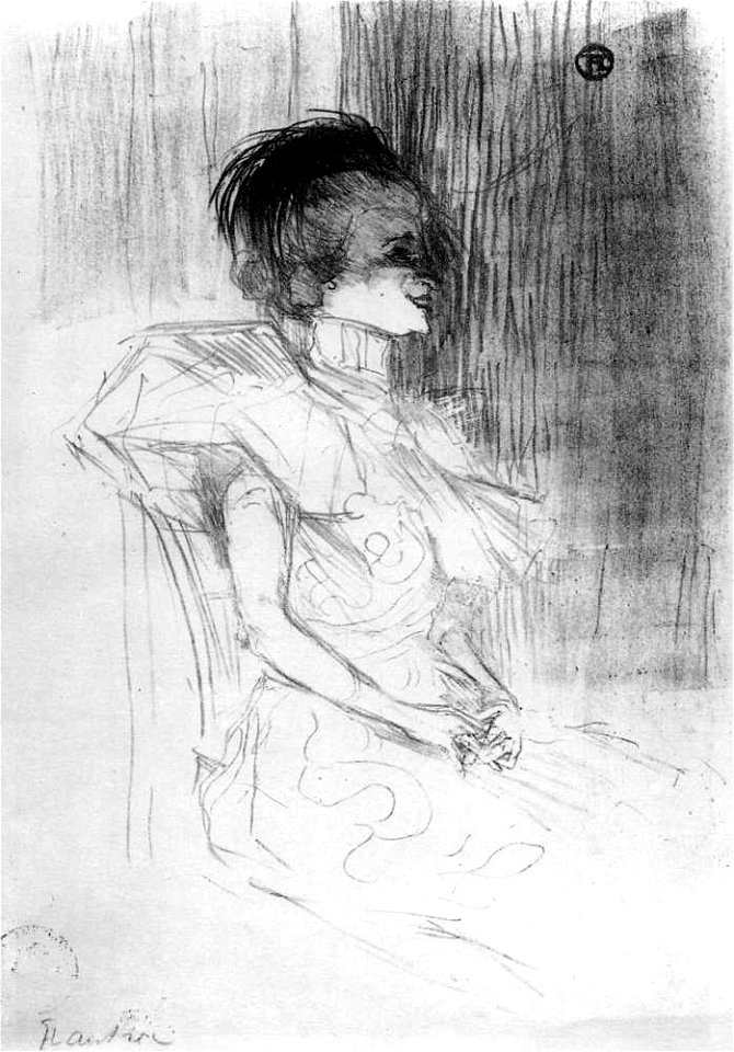 Henri de Toulouse-Lautrec - M.Lender Sitting, 1895