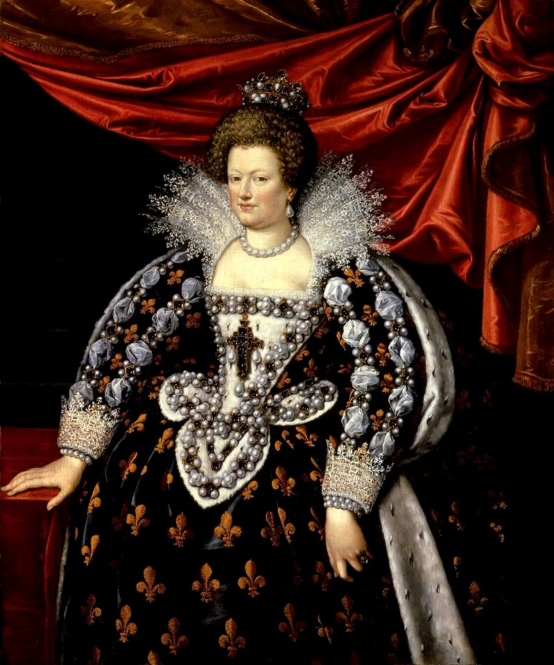 Henner, Giovanni Lionardo (after Pourbus) - Portrait of Maria de' Medici, Queen of France