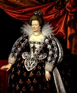 Henner, Giovanni Lionardo (after Pourbus) - Portrait of Maria de' Medici, Queen of France