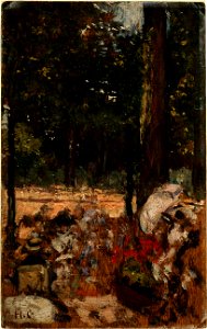 Henri Gervex - Étude pour le Cercle de l'île de Puteaux - P2712 - Musée Carnavalet