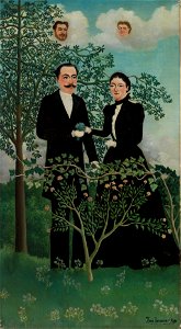 Henri Rousseau - The Past and the Present, or Philosophical Thought (Le Passé et le présent, ou Pensée philosophique) - BF582 - Barnes Foundation