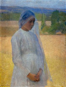 Henri Martin 1891 Jeune sainte