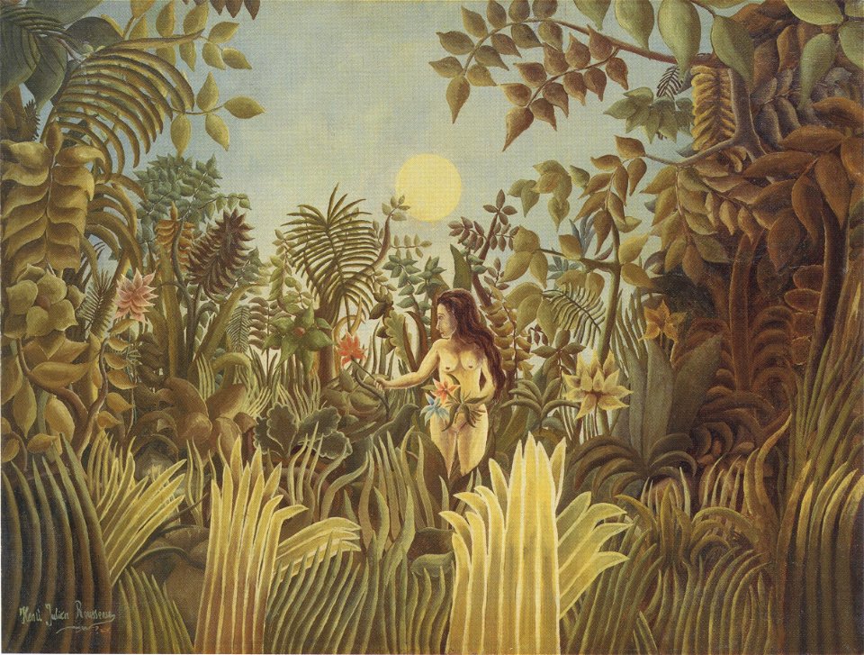 Henri Rousseau - Eve in the Garden of Eden