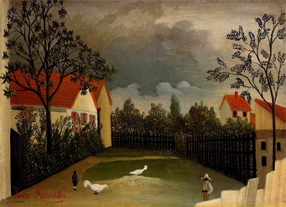 Henri Rousseau, Der Hühnerhof, 1896-1898